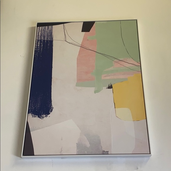 Abstract art canvas painting